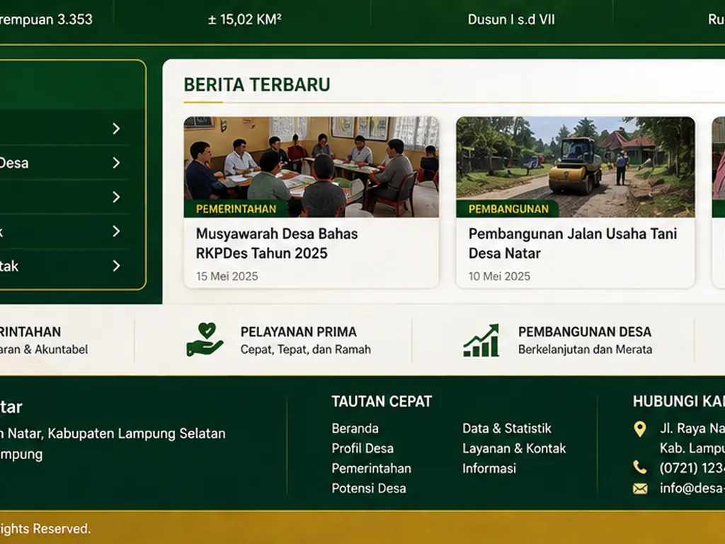 Ilustrasi UMKM & usaha warga Desa Natar