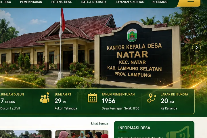 Ilustrasi UMKM & usaha warga Desa Natar