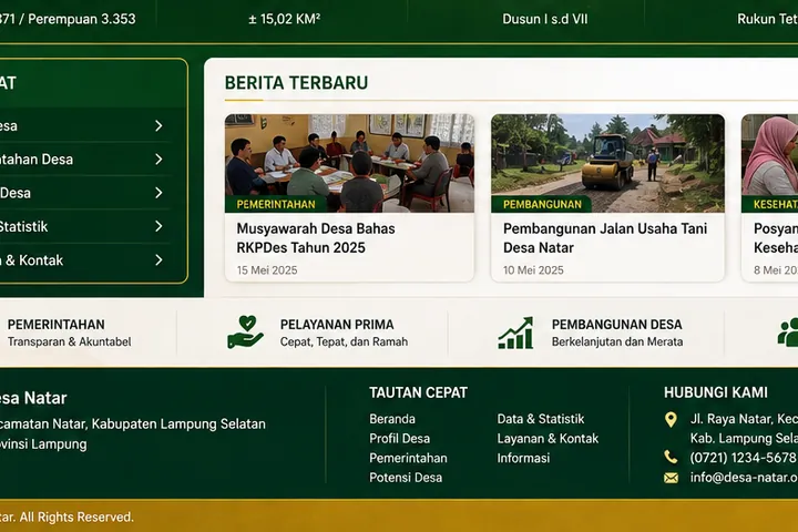 Ilustrasi Kesehatan & Gizi Masyarakat Natar