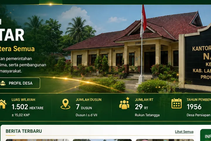 Ilustrasi Kesehatan & lingkungan Desa Natar