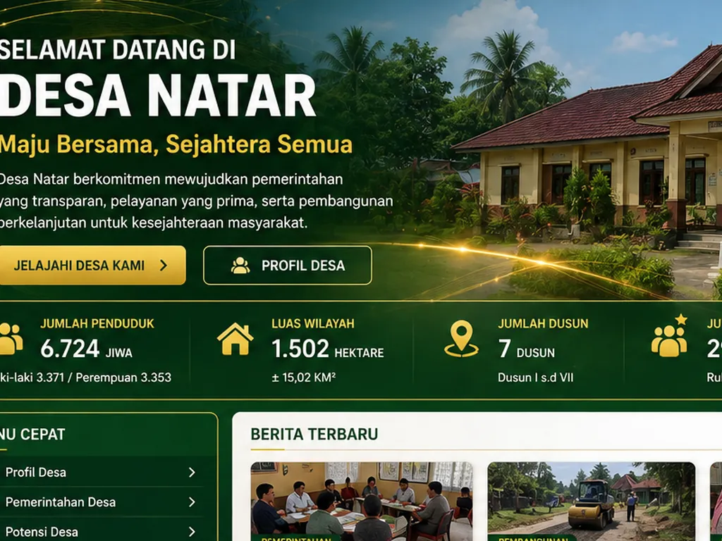 Ilustrasi pelayanan Pemerintah Desa Natar